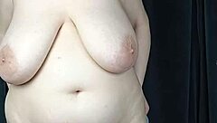 Curvy BBW Tries Boohoo Bikini Teasing Big Tits Ass Boobs