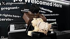 Blonde casting babe shocked monster BBC turns her into personal cocksleeve