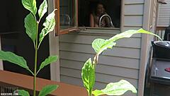 Nikki moans loud getting fucked doggystyle from behind