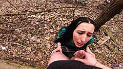 dirtbike ride explodes into wild bareback outdoor ass fuck