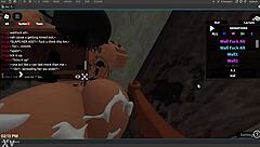 snowbunny futanari lesbian gets ass railed hard