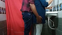 What if virgin boss roughly bends pregnant secretary over office bathroom sink?