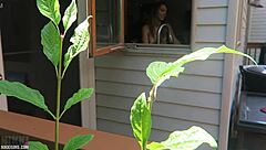 Nikki moans loud getting fucked doggystyle from behind