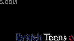 I suck British teen cock deep then swallow hot cum in lingerie