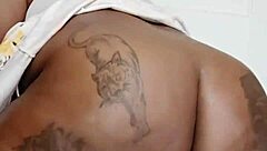 fat milf kim ocean's big ass bent over for savage dildo doggystyle pounding!