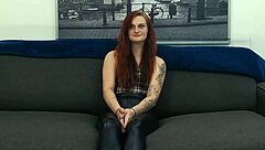 Daisy Maires steps into her first xxx movie nervous for the interview then dives into wet pussy pounding and anal creampie