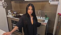 hubby comes home tired so i deepthroat his monster cock cowgirl style outdoors pov