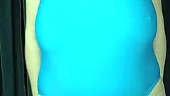 Curvy BBW Tries Boohoo Bikini Teasing Big Tits Ass Boobs