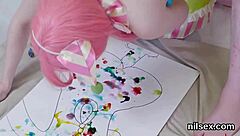 wacky teen 18+ dragged to asshole asylum fer awkward anal asslickin treatment