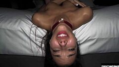 submissive filipina college girl tries rough interracial threesome deepthroat doggystyle 😈👅