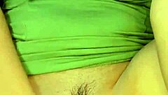 oh damn, that sensitive hairy pussy squirts everywhere after clit licking frenzy!!