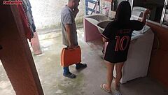 damn this married brazilian housewife pays the washer tech with her big ass while hubby's out 🍑🔥