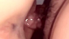 Amateur shaved pussy up close 161 days post-virginity doggystyle fuck