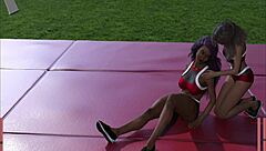 i can't stop licking her hairless wet pussy in superhero lesbian action