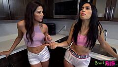 step sis who sucks better dick you judge my deepthroat skills pov