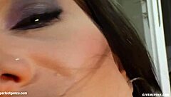 Eliza's close-up ebony ass fingering solo gets wild on Give Me Pink 💦🔥