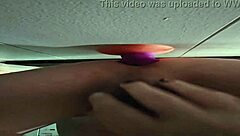 wife teases hubby into fucking her huge monster dildos deep 👅