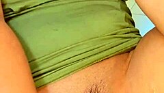 oh damn, that sensitive hairy pussy squirts everywhere after clit licking frenzy!!