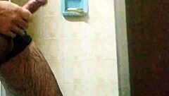 guy bathes then masturbates to orgasm