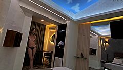 foxtail plugs my ass then hardcore latina pounding