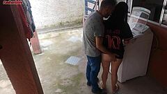 damn this married brazilian housewife pays the washer tech with her big ass while hubby's out 🍑🔥