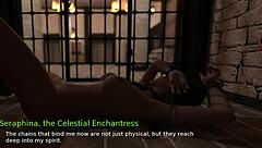 bold thrusts claim her pussy and tits in ensnared divinity play