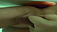 wife teases hubby into fucking her huge monster dildos deep 👅