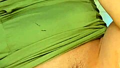 oh damn, that sensitive hairy pussy squirts everywhere after clit licking frenzy!!