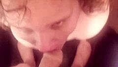 Exclusive POV: Stacy's Face Covered in Cum After Living Room Doggystyle Bang