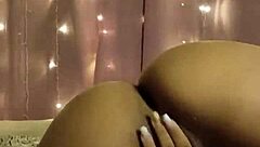 horny teen girl masturbates in intense fantasy session