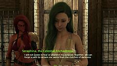 bold thrusts claim her pussy and tits in ensnared divinity play