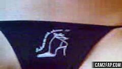 Ever wondered what this blonde teen hides in her amateur clips?