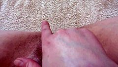 watch my hairy pussy squirt from ass fuck and clit jerk wet orgasm