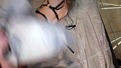 Bdsm Slut Delivered on Leash for Bent Over Pussy Pounding