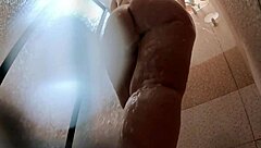 Mother-in-Law Films Seductive Wet Shower Tease Pt 1