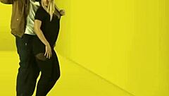 blonde bombshell rides her idol's huge black cock