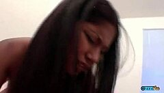 Does Horny Latina Jasmin Crave Big Cock Deep in Her Throat While Riding Cowgirl?