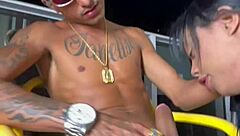 A Novinha Gives It Up To Hood Thug On Balcony Records Leak