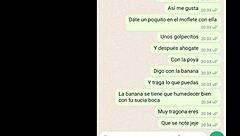 my latina girlfriend gets super horny on phone chat part 3