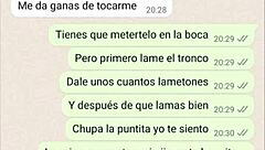 my latina girlfriend gets super horny on phone chat part 3