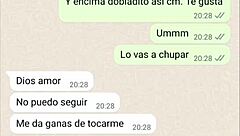 my latina girlfriend gets super horny on phone chat part 3