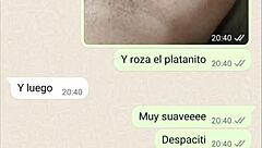 my latina girlfriend gets super horny on phone chat part 3