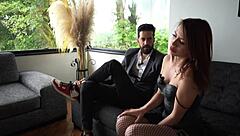 Latina solo casting interview turns into assfucking masturbation debut