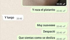 my latina girlfriend gets super horny on phone chat part 3