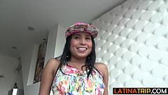 petite latina big ass slammed hard by monster cock deepthroat blowjob