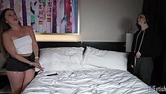 ashlynn and stevie moon dive deep into lesbian ass humiliation night 😈🍑