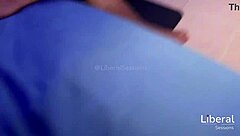 swinger couple tests cuckold as latina wife deepthroats huge cock single