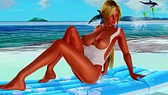 Doa-He-F9s tanned nude panties display