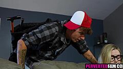 Hey step bro, new years eve and we're fucking like taboo siblings again