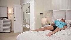 Katie Kush's Oily Nuru Massage Leads to Petite Cowgirl Riding Handjob and Wet Orgasm with Victor Ray